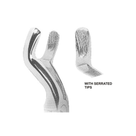 Extracting Forceps With Anatomically Shaped Handle
