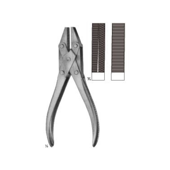 Wire Holding forceps, Flat-nosed Pliers