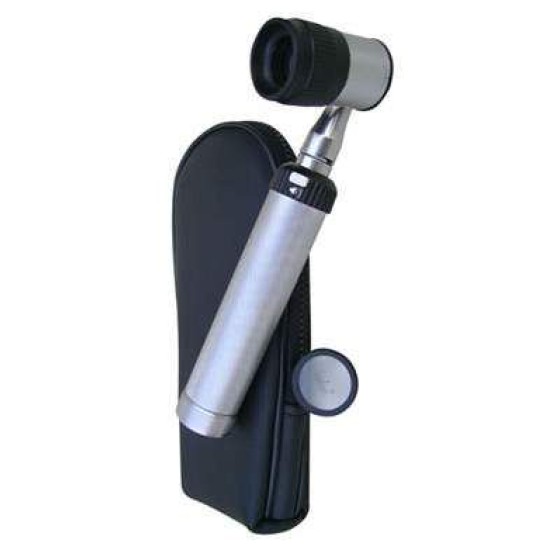 Dermatoscope Metal silver handle