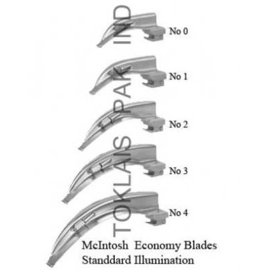 Laryngoscopes Mcintosh Economy Blades