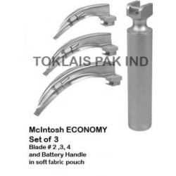 Laryngoscopes Mcintosh Economy Set Of  3