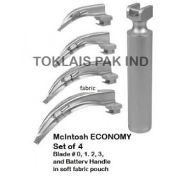 Laryngoscopes Mcintosh Economy Set Of  4