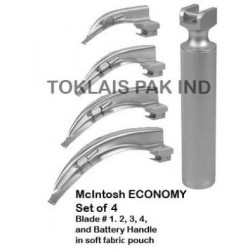 Laryngoscopes Mcintosh Economy Set Of  4