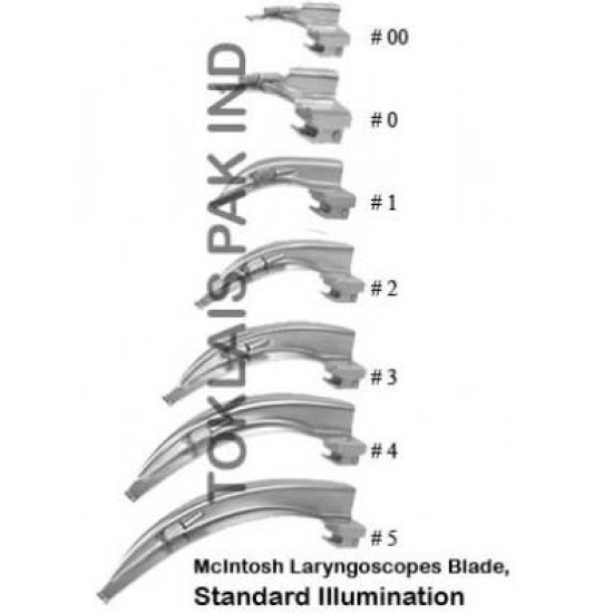 Laryngoscopes Mcintosh Standard Blades