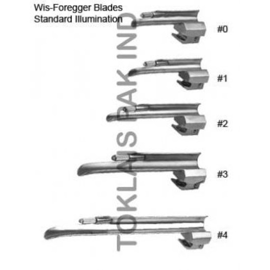 Laryngoscopes Wis Foregger Standard Blades